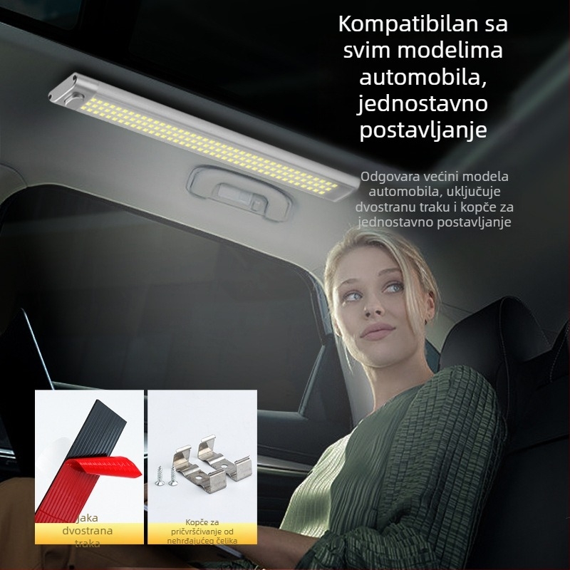 Univerzalna kabinska svjetiljka 12-85V s 120 LED-ova za kutijske kamione i kamp-prikolice