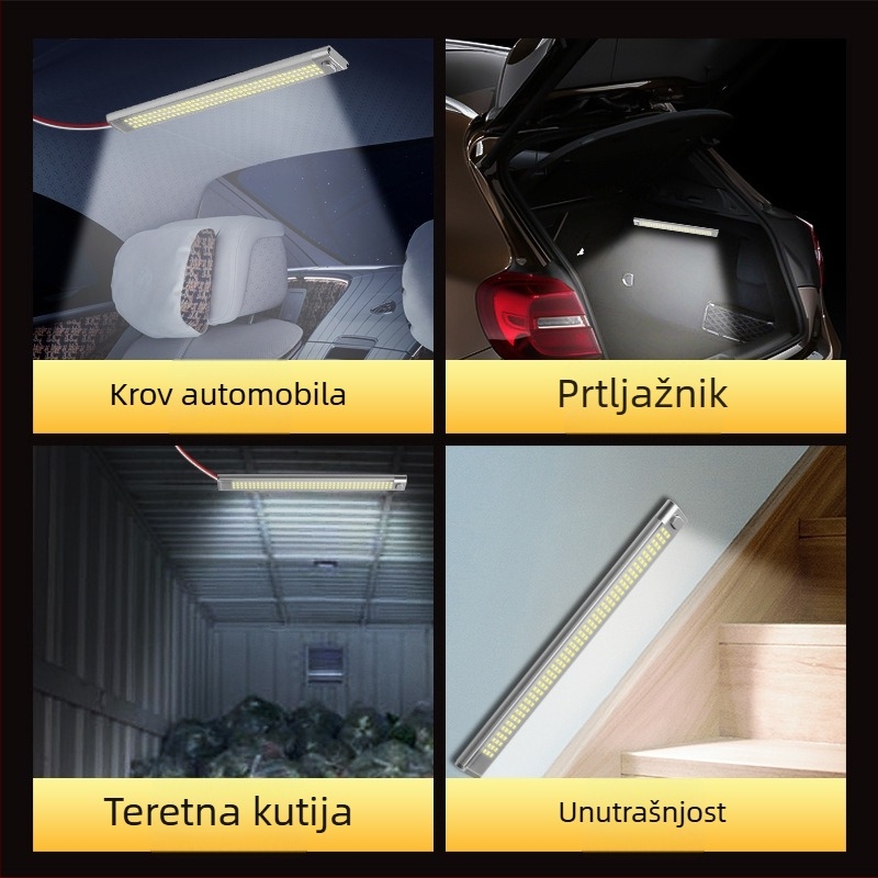 Univerzalna kabinska svjetiljka 12-85V s 120 LED-ova za kutijske kamione i kamp-prikolice