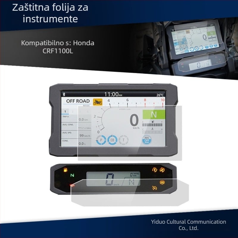 Honda CRF1100L TPU film za LCD zaslon instrument ploče (2020)