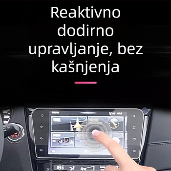 Kaljena zaštitna folija za navigacijski zaslon Nissan X-Trail Glory i zaštitu interijera središnje konzole