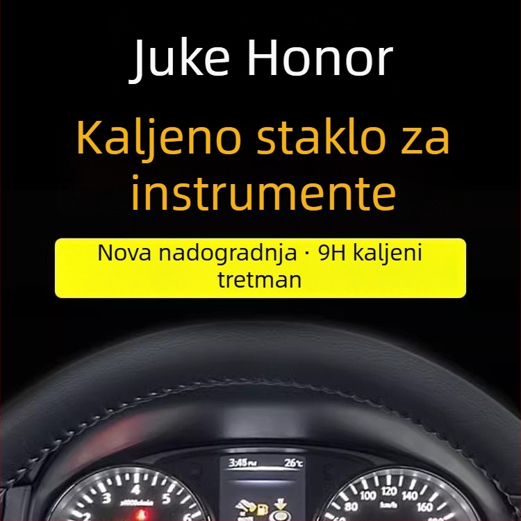 Kaljena zaštitna folija za navigacijski zaslon Nissan X-Trail Glory i zaštitu interijera središnje konzole