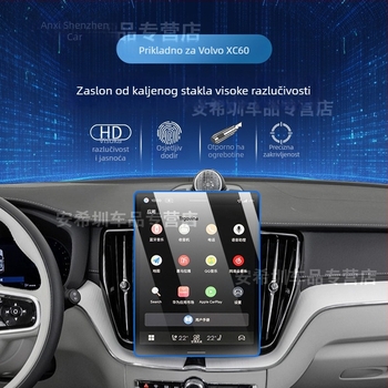 Volvo XC60 Zaštitna folija za središnji zaslon i ploču instrumenta, TPU folija za unutrašnjost automobila
