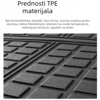TPE prostirka prtljažnika za Honda CR-V (2017-2022), otporna na habanje i vodootporna, podna prostirka za vozila s lijevim upravljačem