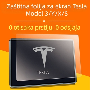 Zaštitno staklo zaslona srednje konzole Tesla Model 3 za zaslone Y/X/S – otisak prsta otporan i bez odsjaja