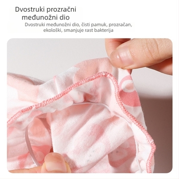 Dječje pamučne gaćice unisex, antibakterijske, motiv crtić, 100% pamuk