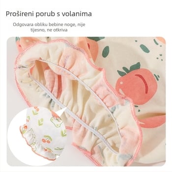 Dječje pamučne gaćice unisex, antibakterijske, motiv crtić, 100% pamuk