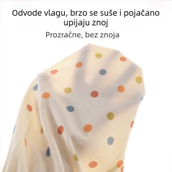 Jingqi ljetne dječje hlače, unisex, 100% pamuk, lagane, otporne na komarce, prozračne, mekane, casual s elastičnim završecima