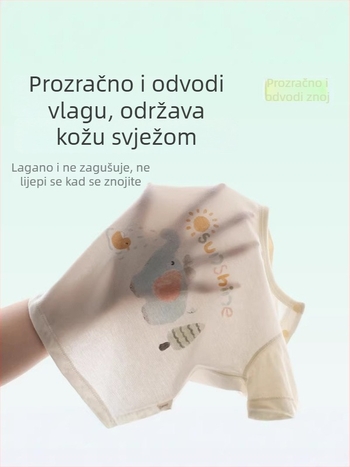 Dječja ljetna majica kratkih rukava od 100% pamuka, otisnut crtani motiv