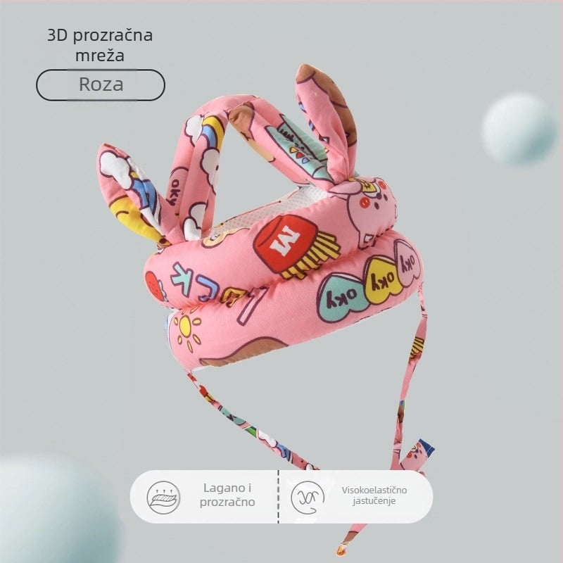 Šešir za zaštitu glave za bebe koje uče hodati, jastuk za zaštitu od udara, prozračan ljetni