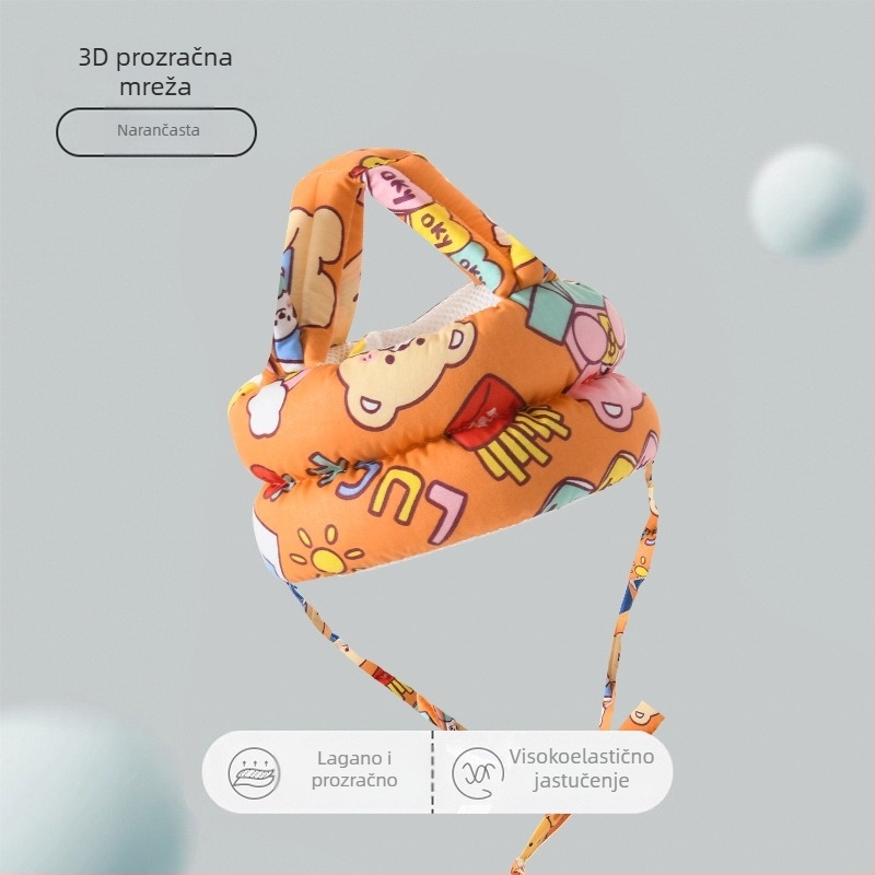 Šešir za zaštitu glave za bebe koje uče hodati, jastuk za zaštitu od udara, prozračan ljetni