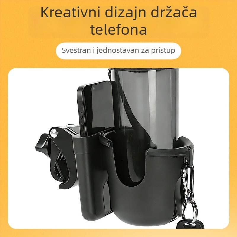 Držač bočice za dječje kolica i bicikl
