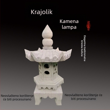 Bluestone kamen fenjer, japanskog stila za dvorište, vanjska dekoracija