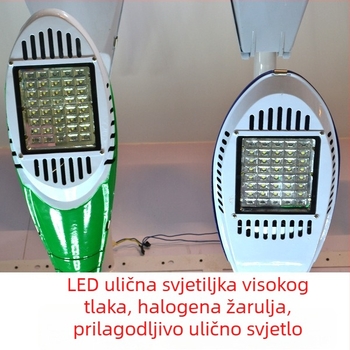 LED glavica ulične lampe s podesivim ramenom, zidni nosač, ulična natrijeva lampa visokog tlaka, solarna glava za cestu