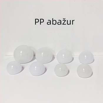 Set kućišta LED žarulice za B22 utičnicu, plastično kućište, PP sjenilo, dimenzije 95×50 mm, IP40, model SBL-02, životni vijek 30000 sati