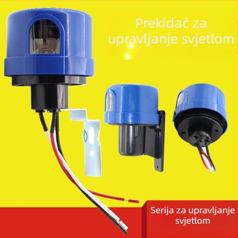 Senzorski prekidač s funkcijom kašnjenja za kontrolu svjetla, sa regulacijom osvjetljenja, za ulično osvjetljenje