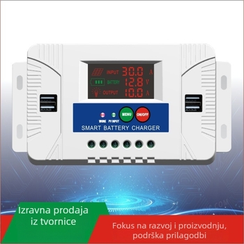 12V/24V solarni regulator, 20A/30A, fotonaponski punjač, regulator javne rasvjete