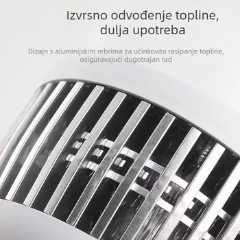 LED žarulja, energetski ušteda, E27 osnova, za kuću, radionicu, gradilište i tvornicu; visoka svjetlost 6000 lm, CRI 90–100, aluminijsko kućište, PC sjenilo, Bubble serija, 2835 LED, nije dimmabilna, 220 V, IP30, vijek trajanja 3 godine