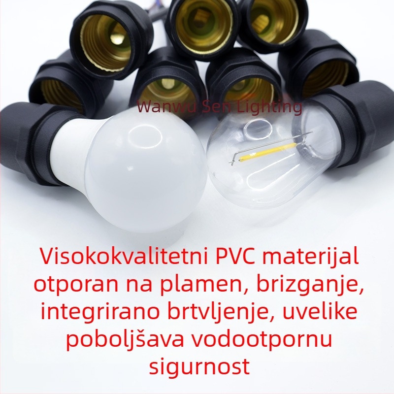 E27 vanjska vodootporna glava svjetla za industrijske farme, rasvjeta za stoku uz svjetlosne nizove