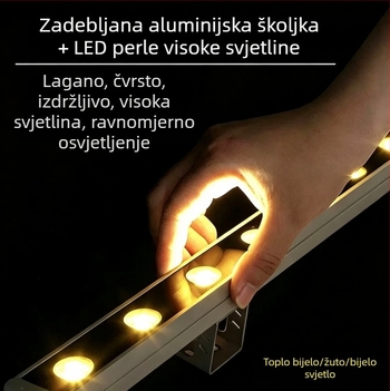 DMX LED zidno pranje svjetlo, vanjsko vodootporno konturno osvjetljenje za fasade i stepenice