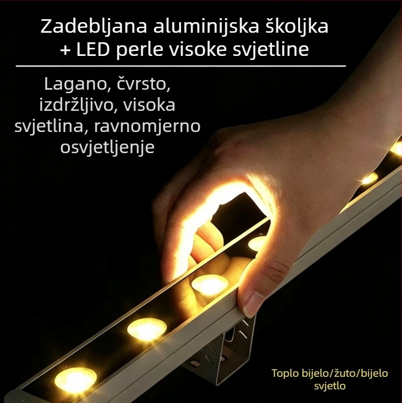 DMX LED zidno pranje svjetlo, vanjsko vodootporno konturno osvjetljenje za fasade i stepenice