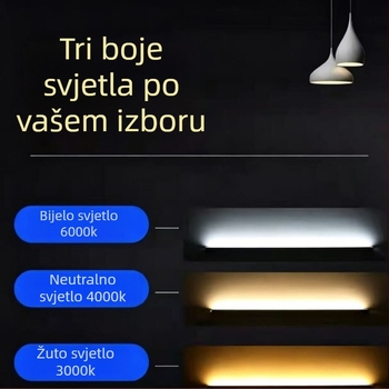 Senzor pokreta LED trak za ormariće, ugrađena linearna LED rasvjeta za kuhinju i izložbene ormariće
