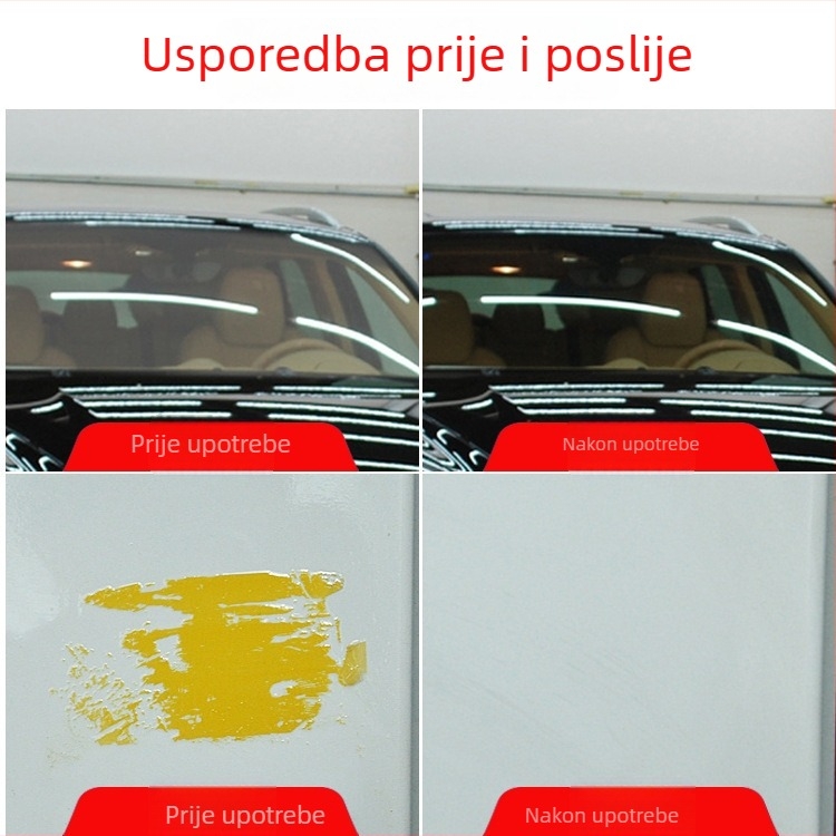 Tekućina za uklanjanje ljepila s ostatka folije za prozore automobila