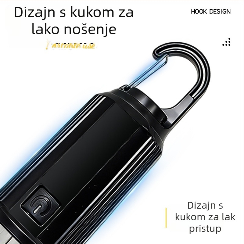 Solarna kamping svjetiljka, punjiva retro stil, LED svjetlo s wolframovim vlaknom, vanjska rasvjeta za nuždu
