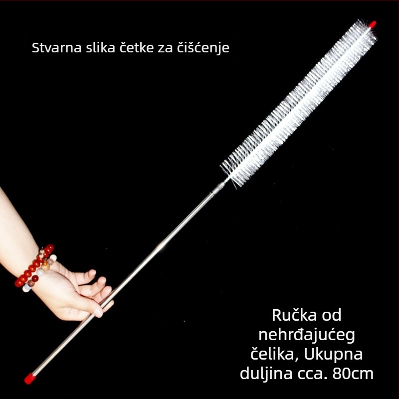 Duga drška četke za čišćenje radijatora automobila, bez demontaže, pogodna za velika i mala vozila, uklanjanje prašine