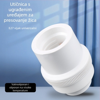 Viseći držač lampe, debeli vijčasti LED žarulja, štednja energije, otporan na visoke temperature, E7 univerzalna utičnica