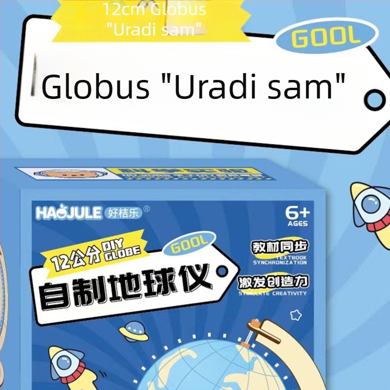 Globus promjera 12 cm za podučavanje geografije — edukativna igračka za djecu, mali dekorativni dar