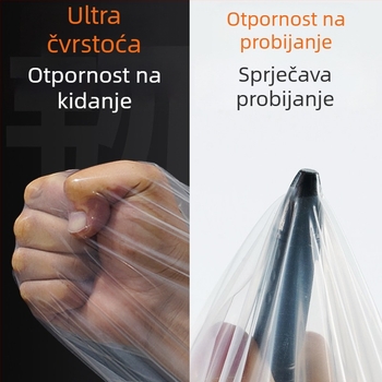 Jednokratni auto pokrivač, prozirni plastični pokrov, zaštita od sunca i kiše, univerzalna veličina, pogodno za sprej-bojanje, zaštita od prašine