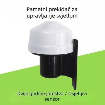 Vanjska rasvjeta 220V: ulična svjetiljka s senzorom za upravljanje svjetlom i inteligentnim automatskim upravljanjem rasvjetom