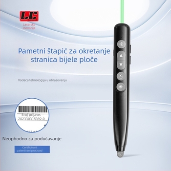 LC-168S zračna miš s PPT prebacivanjem stranica, laserski pokazivač, dodirna olovka, olovka za elektroničku ploču, pametno daljinsko upravljanje