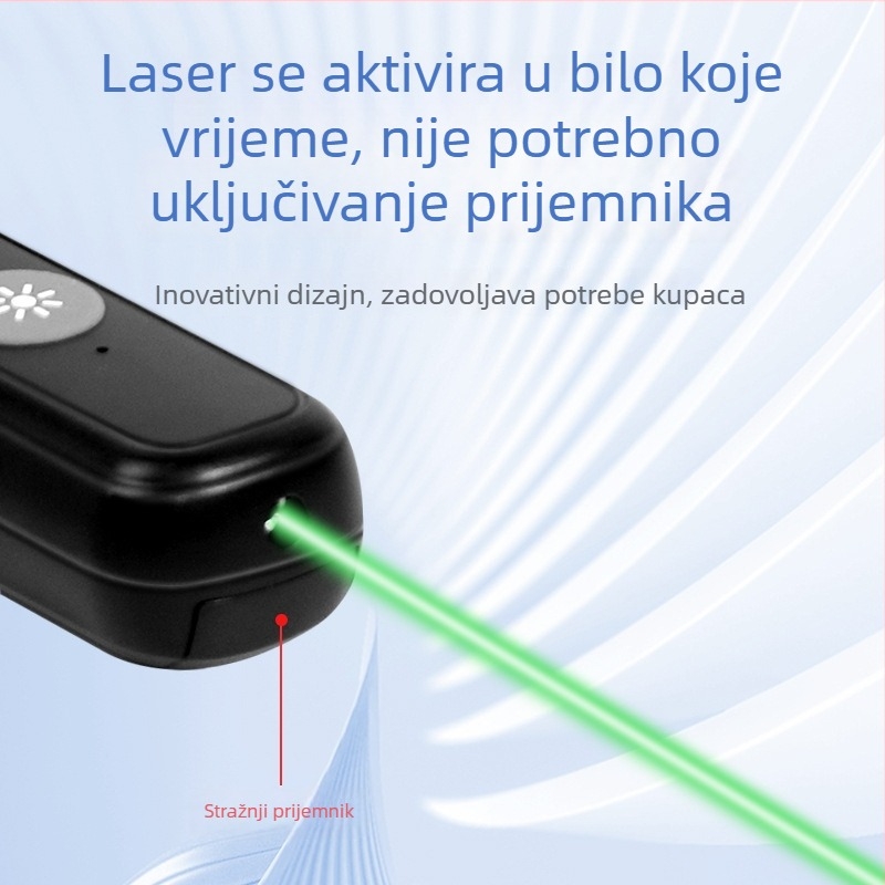 LC-168S zračna miš s PPT prebacivanjem stranica, laserski pokazivač, dodirna olovka, olovka za elektroničku ploču, pametno daljinsko upravljanje