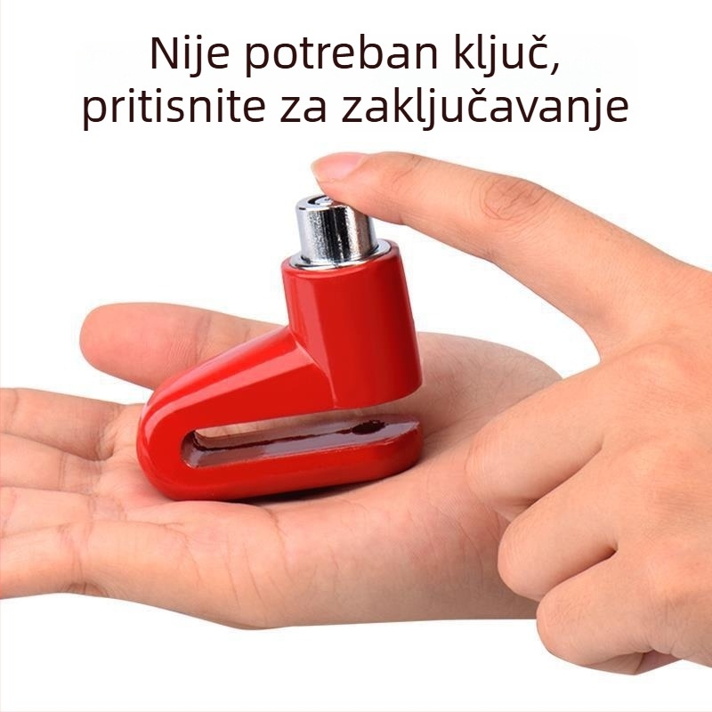 Disk zaključava za planinski bicikl, sigurnosna brava za bicikl i motocikl, dodaci za disk zaključavanje, oprema za vožnju