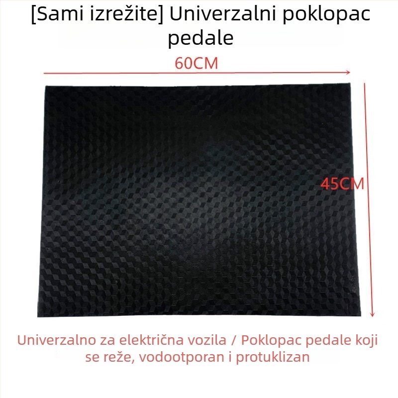 Univerzalne gumene podloge za pedale za električna vozila