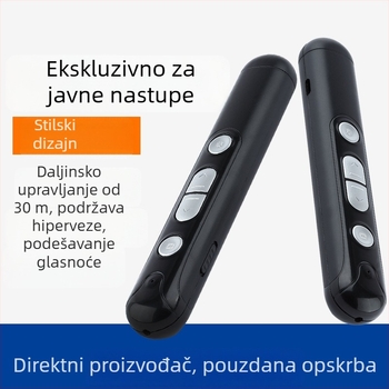 TB-19A Bežični per za promjenu stranica, 2.4G, PPT, lasersko pero za promjenu stranica, Ured