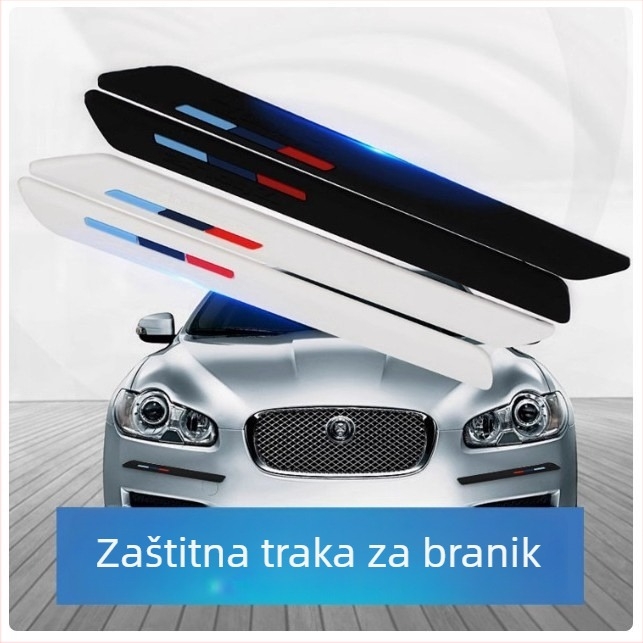 Zaštitne trake za prednji i stražnji branik – gumena traka za zaštitu od ogrebotina, dekor za rubove kotača i zaštita kutova