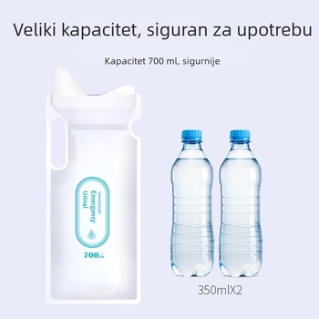 4 komada jednokratnih karnih urinara za automobil, prijenosni urinar za putovanja
