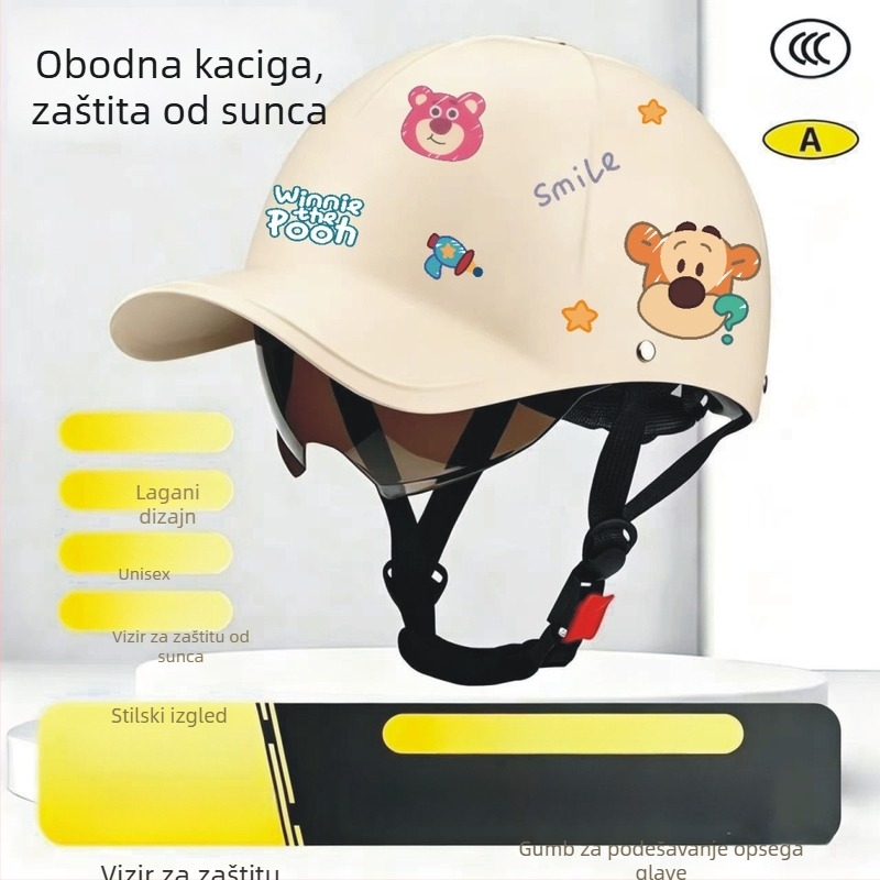 3C certificirana kaciga za električna vozila, unisex, univerzalna za električne motocikle, ljeto 2026, novi model
