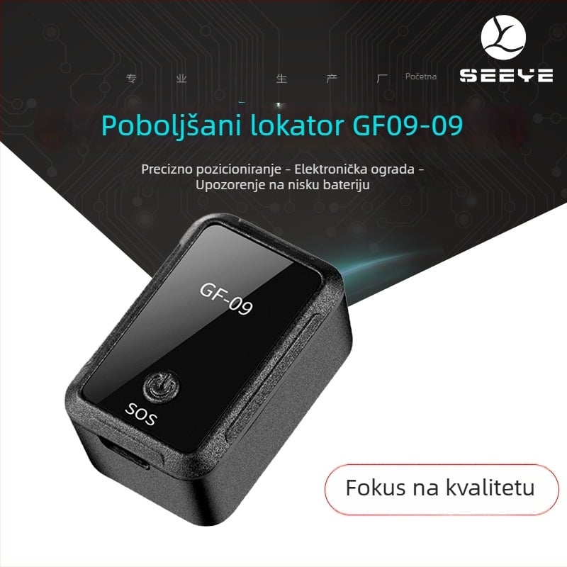 GF09 Auto Locator – GPS praćenje, sprječavanje gubitka, reprodukcija puta, alarm