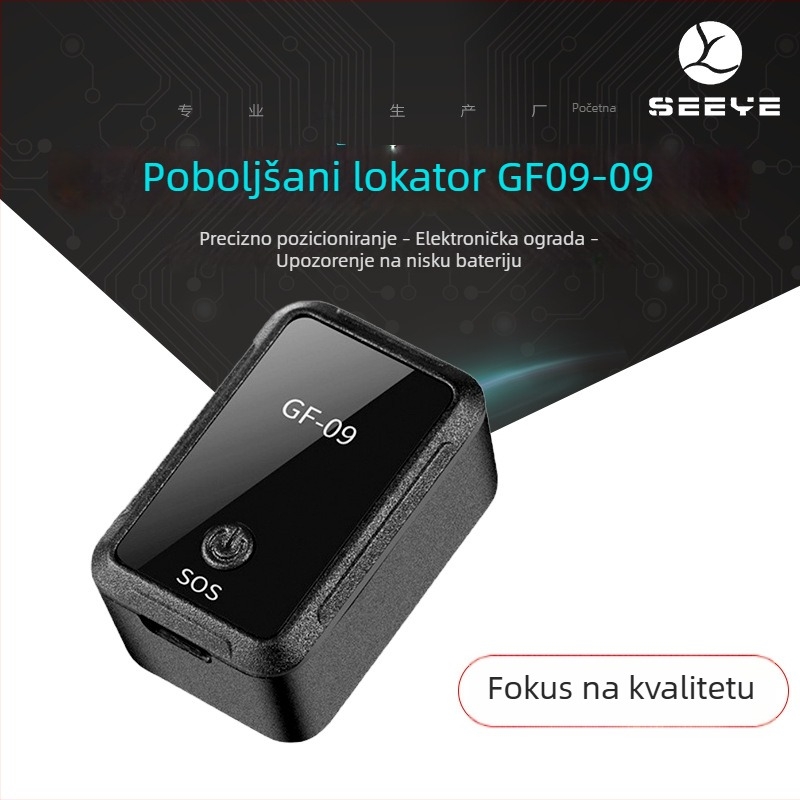 GF09 Auto Locator – GPS praćenje, sprječavanje gubitka, reprodukcija puta, alarm