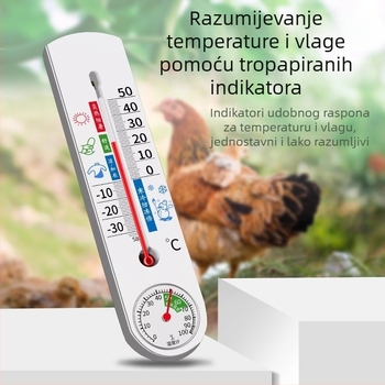 Unutarnji visi termometar i higrometar za temperaturu i vlagu