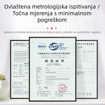 Delixi Electric unutarnji termometar i higrometar sa staklenom cijevi, mjerenje suhe i mokre temperature, precizan