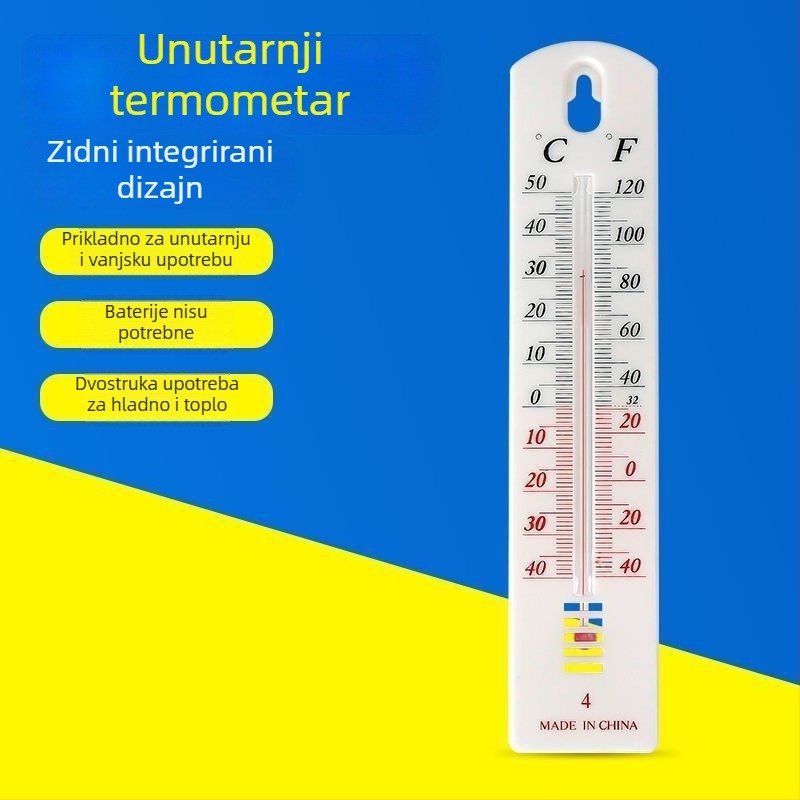 Unutarnji termometar i higrometar za kućnu upotrebu; visoko precizan mjerni uređaj za temperaturu i vlage za poljoprivredu, staklenike s povrćem i uzgoj.