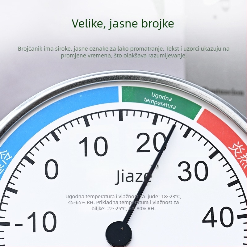 Novi digitalni mjerač temperature i vlage s budilicom, za kućnu upotrebu, zidni termometar, visoke preciznosti