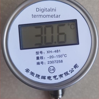 XH-481 Digitalni bimetalni termometar s digitalnim zaslonom i univerzalnom glavom mjerača
