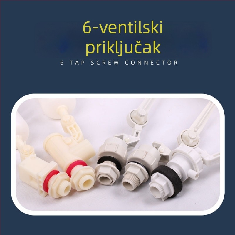 Pribor za vodeni spremnik s 1/2 in priključkom, plovni prekidač za automatsko napajanje vodom i posuda za doziranje