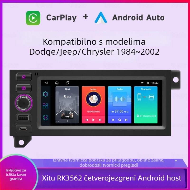 Hengchen Quad-Core Android Auto All-in-One sustav za Jeep/Dodge/Chrysler 1984–2002