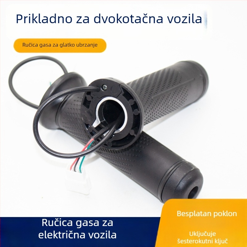 Drška gasa s jednake veličine za električno vozilo, upravljač ubrzavanja za električni motocikl, univerzalna ručica